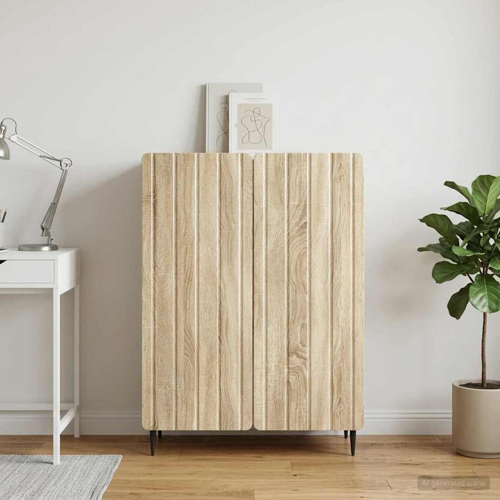 vidaXL Πλαϊνό γραφείο Sonoma Δρυς 66 x 34,5 x 92 εκ.