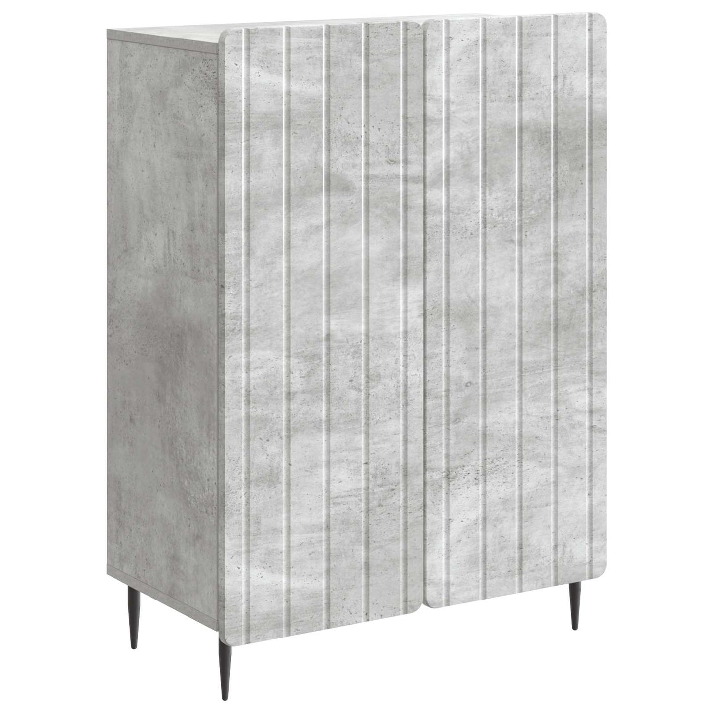 vidaXL Πλαϊνό γραφείο Γκρι Σκυροδέματος 66 x 34,5 x 92 εκ.