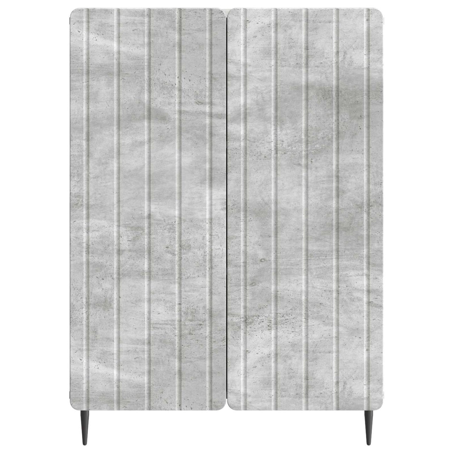 vidaXL Πλαϊνό γραφείο Γκρι Σκυροδέματος 66 x 34,5 x 92 εκ.