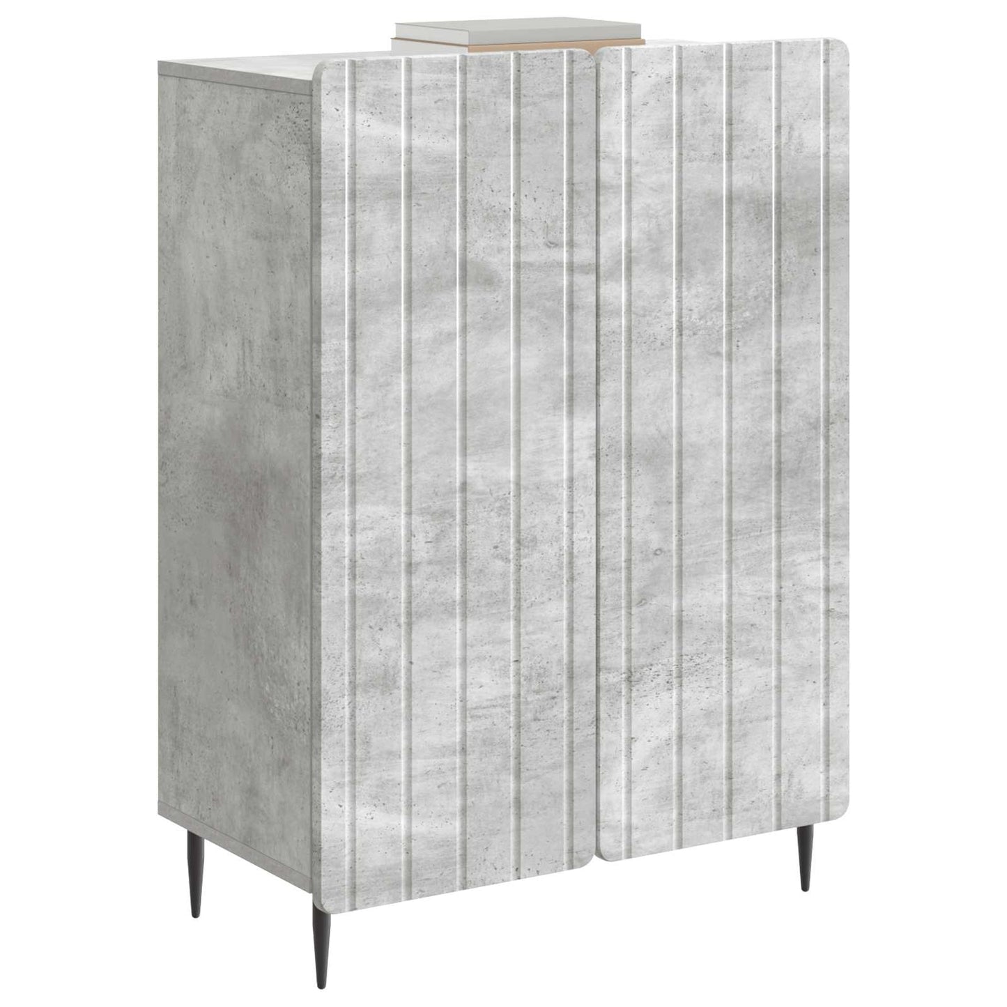 vidaXL Πλαϊνό γραφείο Γκρι Σκυροδέματος 66 x 34,5 x 92 εκ.