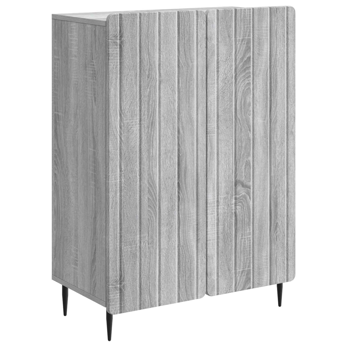 vidaXL Πλαϊνό γραφείο Γκρι Sonoma 66 x 34,5 x 92 εκ.