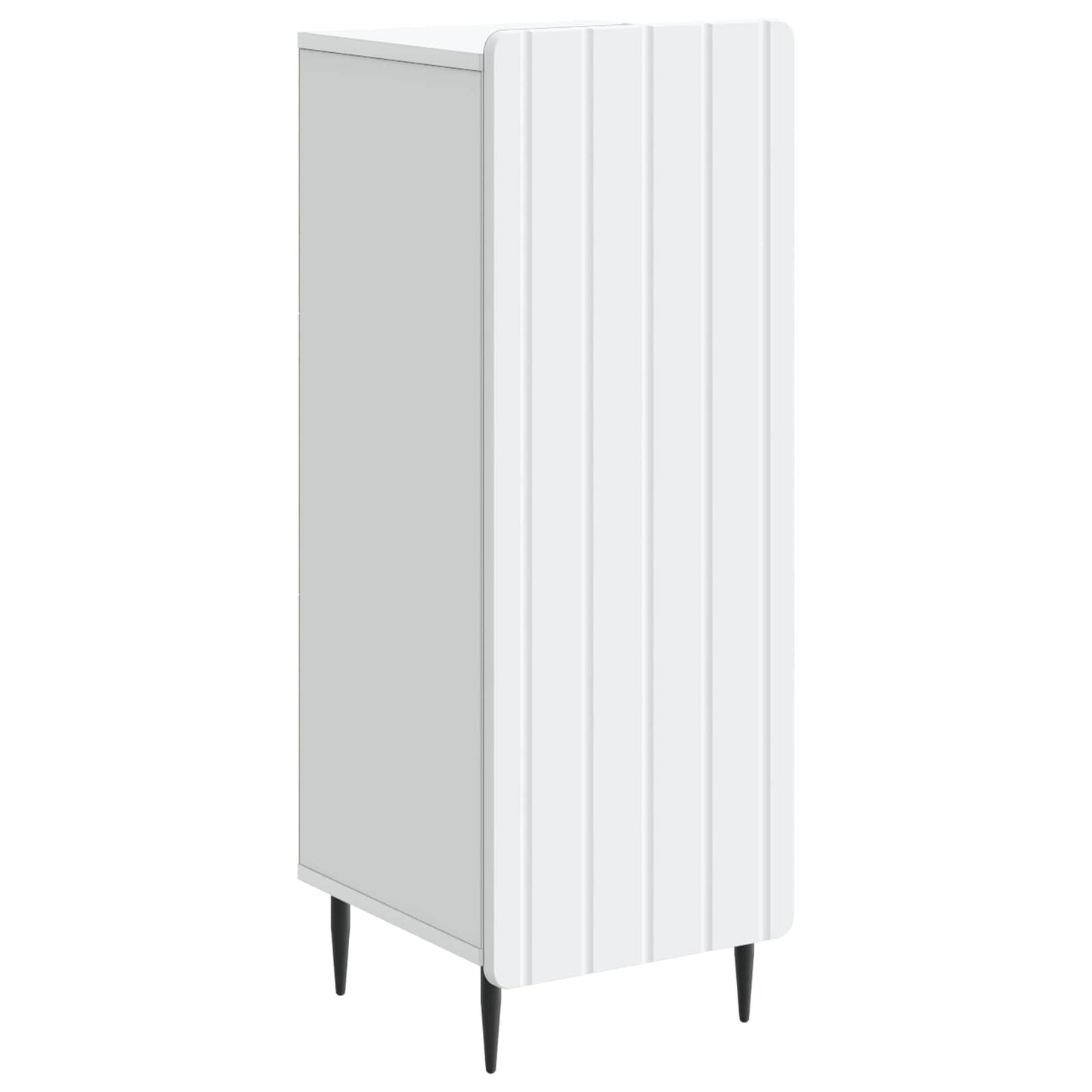 vidaXL Πλαϊνό γραφείο Λευκό 34,5 x 33 x 92 εκ. Επεξεργασμένο Ξύλο