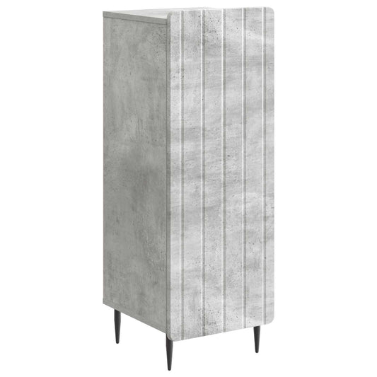 vidaXL Πλαϊνό γραφείο Γκρι Σκυροδέματος 34,5 x 33 x 92 εκ.
