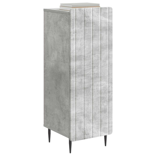 vidaXL Πλαϊνό γραφείο Γκρι Σκυροδέματος 34,5 x 33 x 92 εκ.