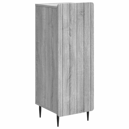 vidaXL Πλαϊνό γραφείο Γκρι Sonoma 34,5 x 33 x 92 εκ.