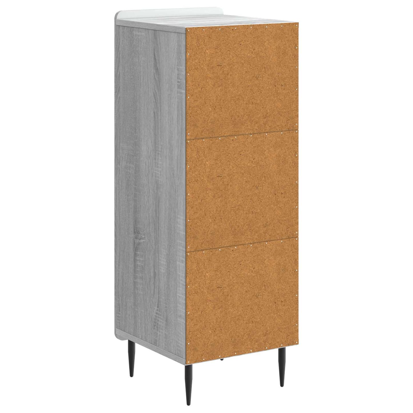 vidaXL Πλαϊνό γραφείο Γκρι Sonoma 34,5 x 33 x 92 εκ.