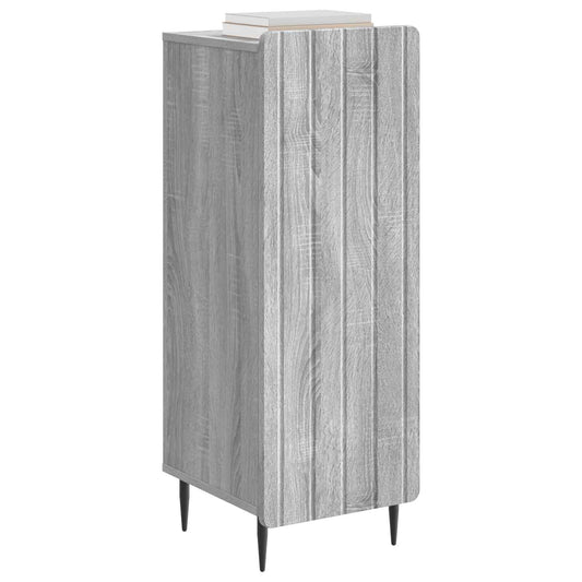 vidaXL Πλαϊνό γραφείο Γκρι Sonoma 34,5 x 33 x 92 εκ.