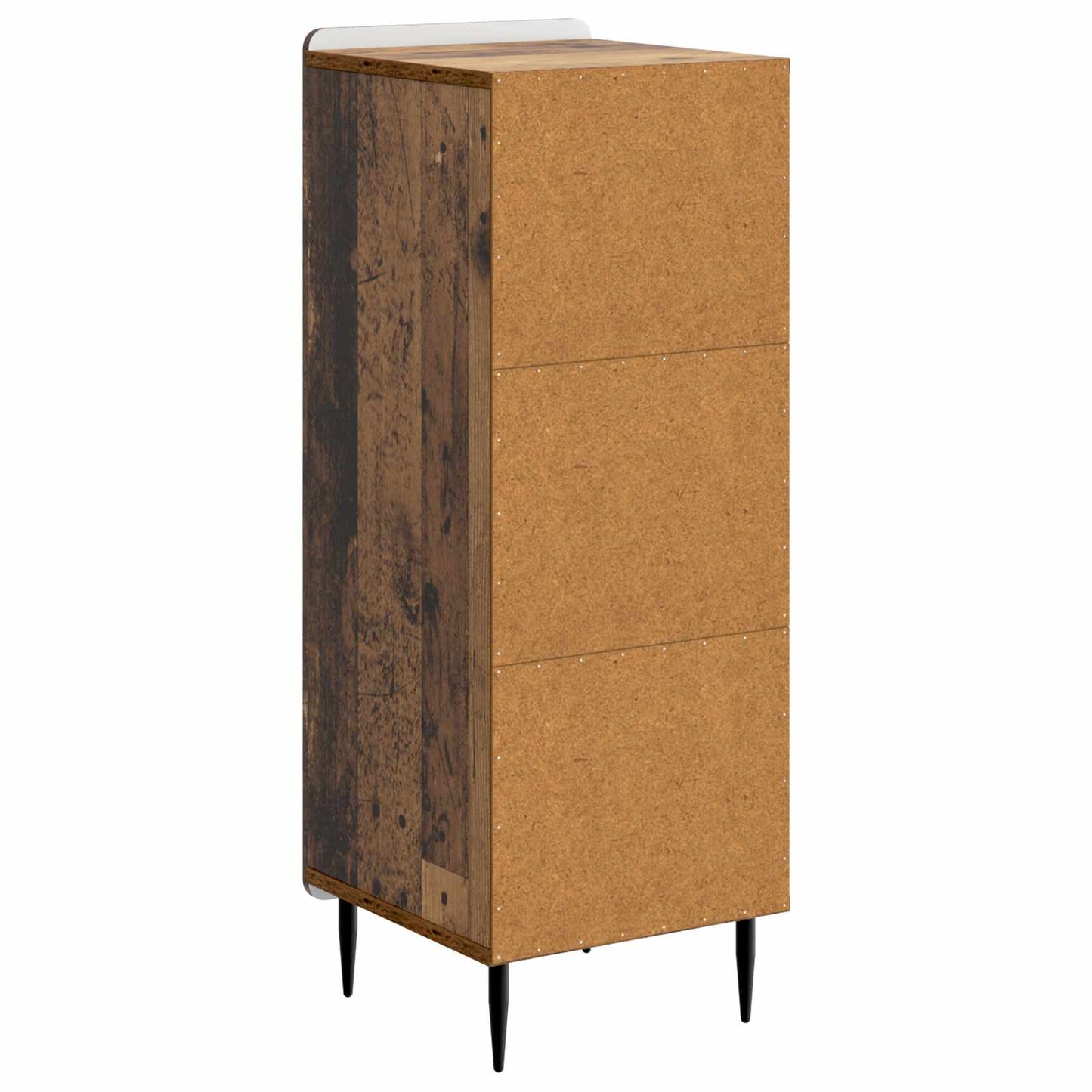 vidaXL Πλαϊνό γραφείο Παλαιωμένο ξύλο 34,5 x 33 x 92 εκ.