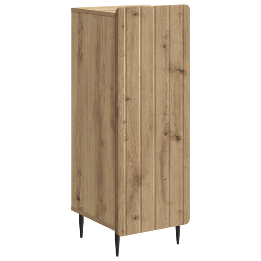 vidaXL Πλαϊνό γραφείο Artisan Δρυς 34,5 x 33 x 92 εκ.