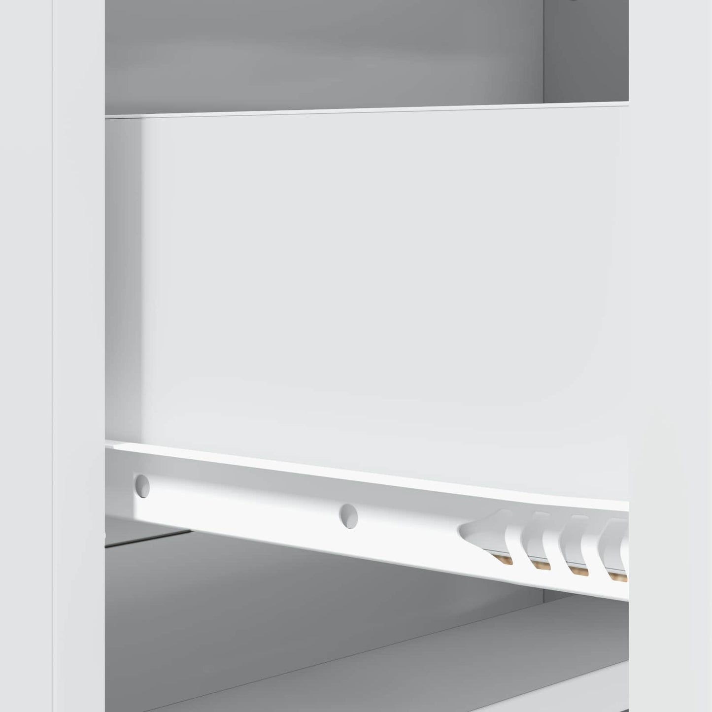vidaXL Ντουλάπι με Συρτάρια Λευκό 66 x 34,5 x 92 εκ.