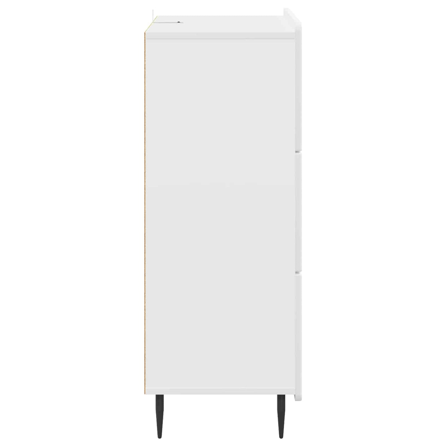 vidaXL Ντουλάπι με Συρτάρια Λευκό 66 x 34,5 x 92 εκ.
