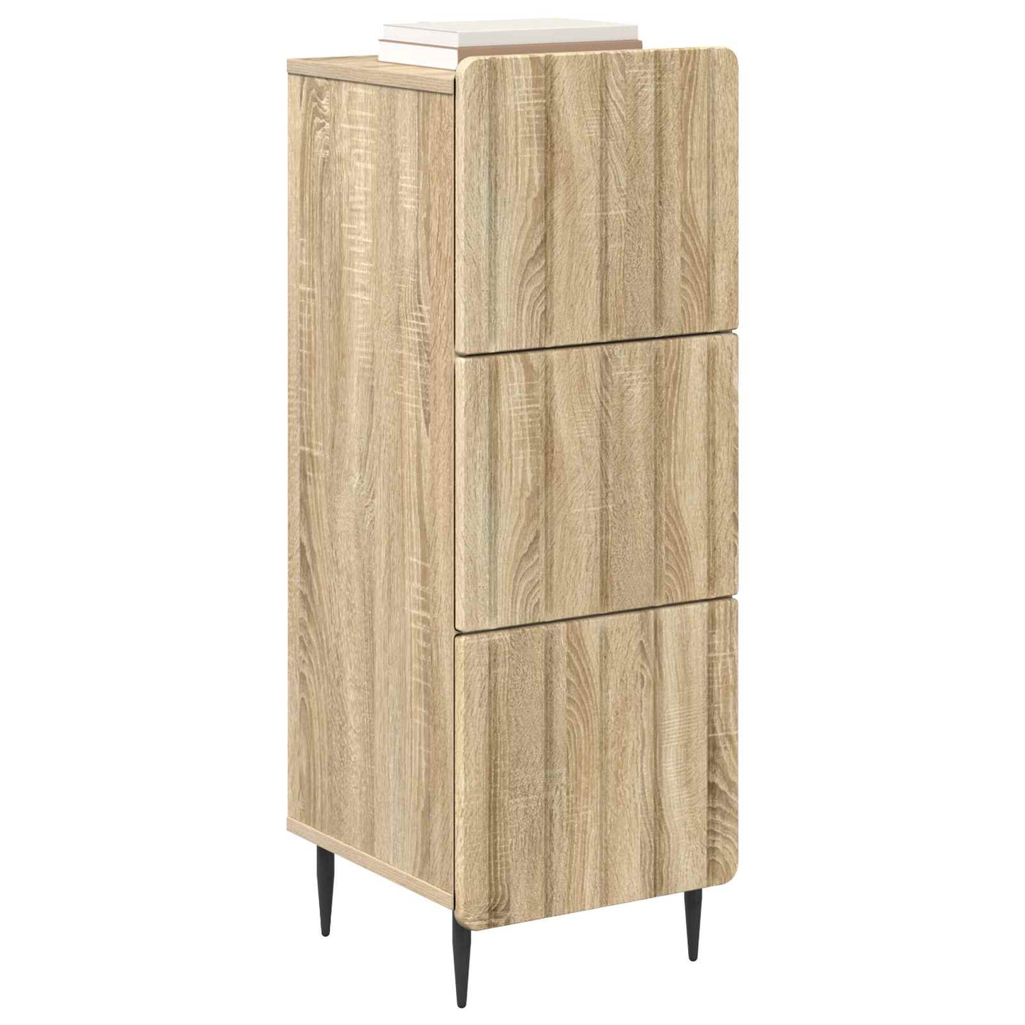 vidaXL Ντουλάπι με Συρτάρια 33 x 34,5 x 92 εκ. Επεξεργασμένο Ξύλο