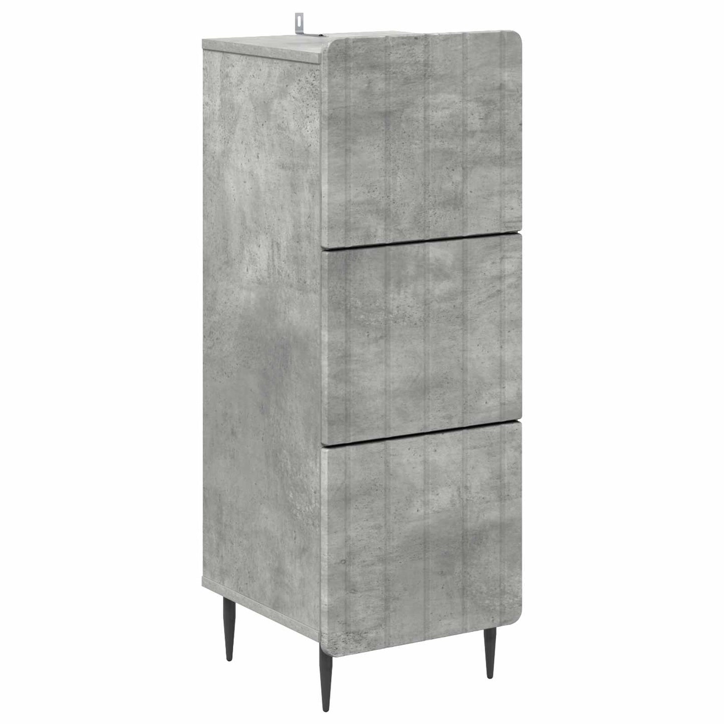 vidaXL Ντουλάπι με Συρτάρια 33 x 34,5 x 92 εκ. Επεξεργασμένο Ξύλο