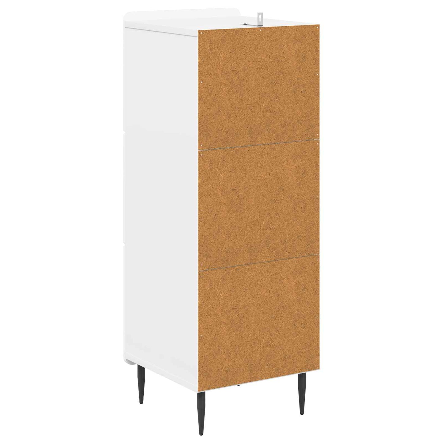 vidaXL Ντουλάπι με Συρτάρια 33 x 34,5 x 92 εκ. Επεξεργασμένο Ξύλο