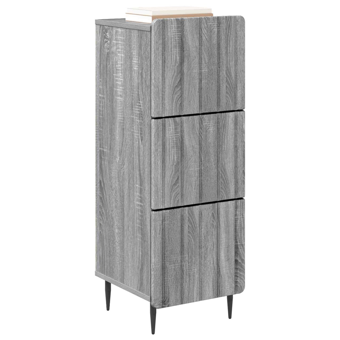 vidaXL Ντουλάπι με Συρτάρια 33 x 34,5 x 92 εκ. Επεξεργασμένο Ξύλο