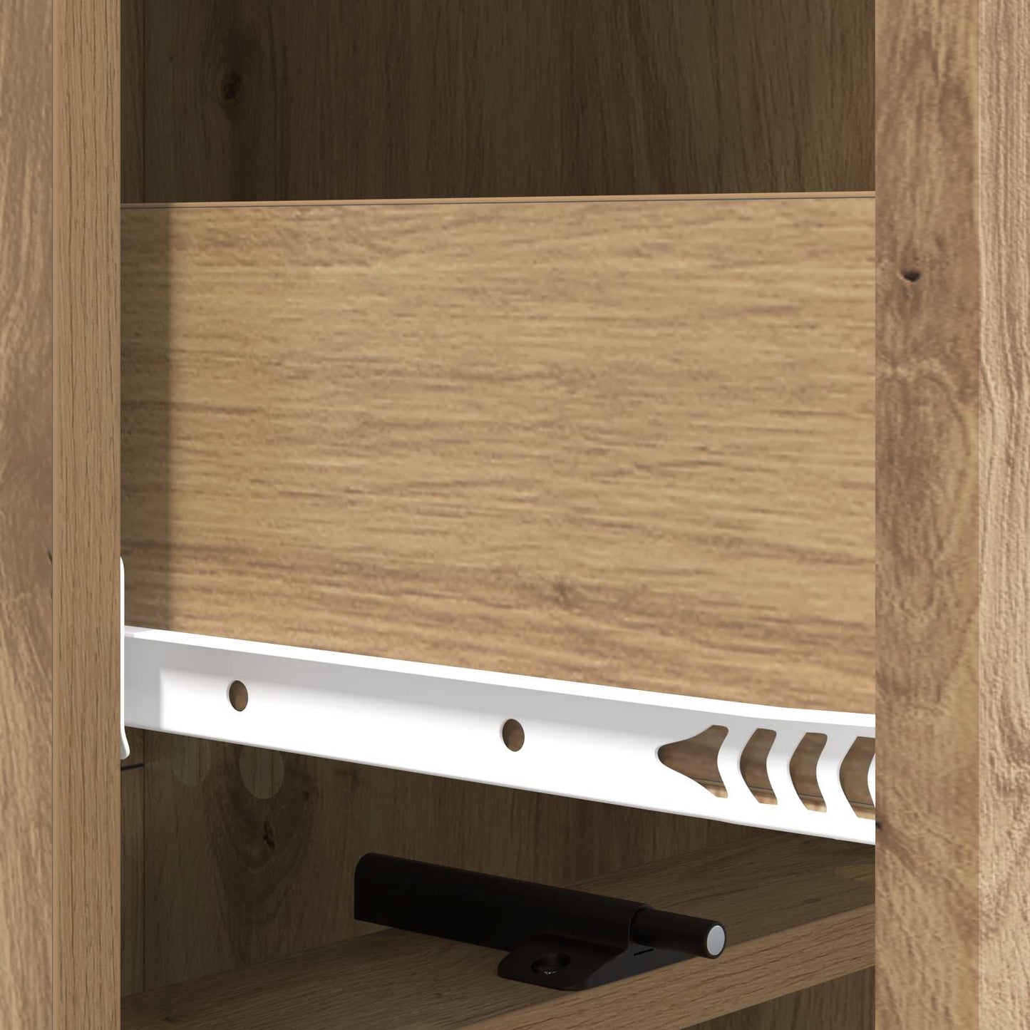 vidaXL Ντουλάπι με Συρτάρια 33 x 34,5 x 92 εκ. Επεξεργασμένο Ξύλο
