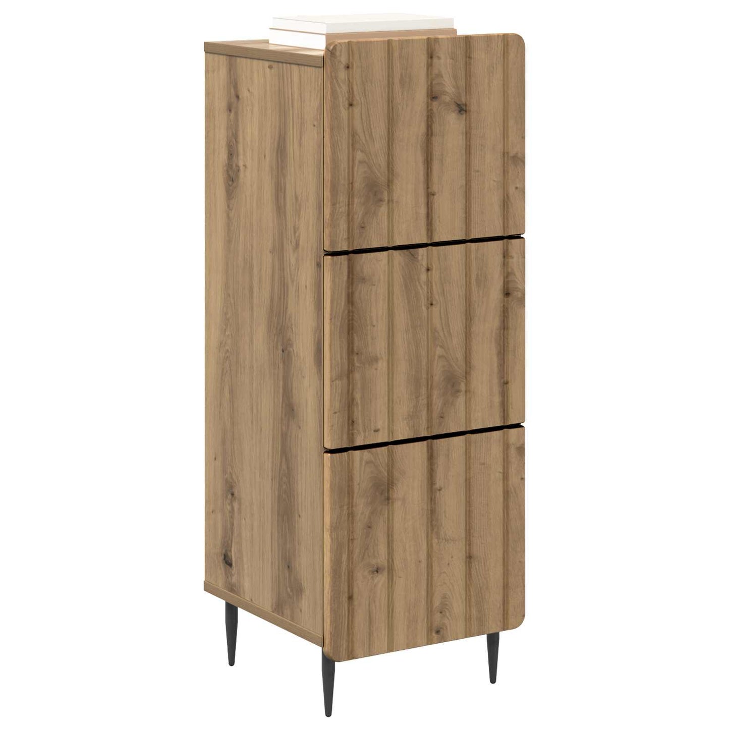 vidaXL Ντουλάπι με Συρτάρια 33 x 34,5 x 92 εκ. Επεξεργασμένο Ξύλο