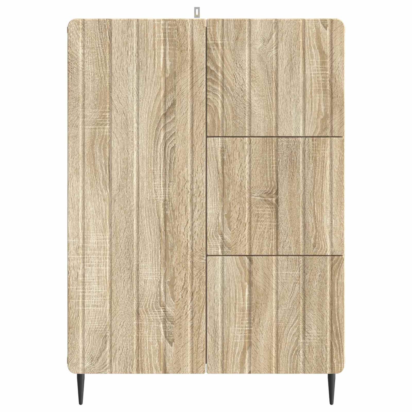 vidaXL Πλαϊνό γραφείο με συρτάρι Sonoma Δρυς 66 x 34,5 x 91,5 εκ