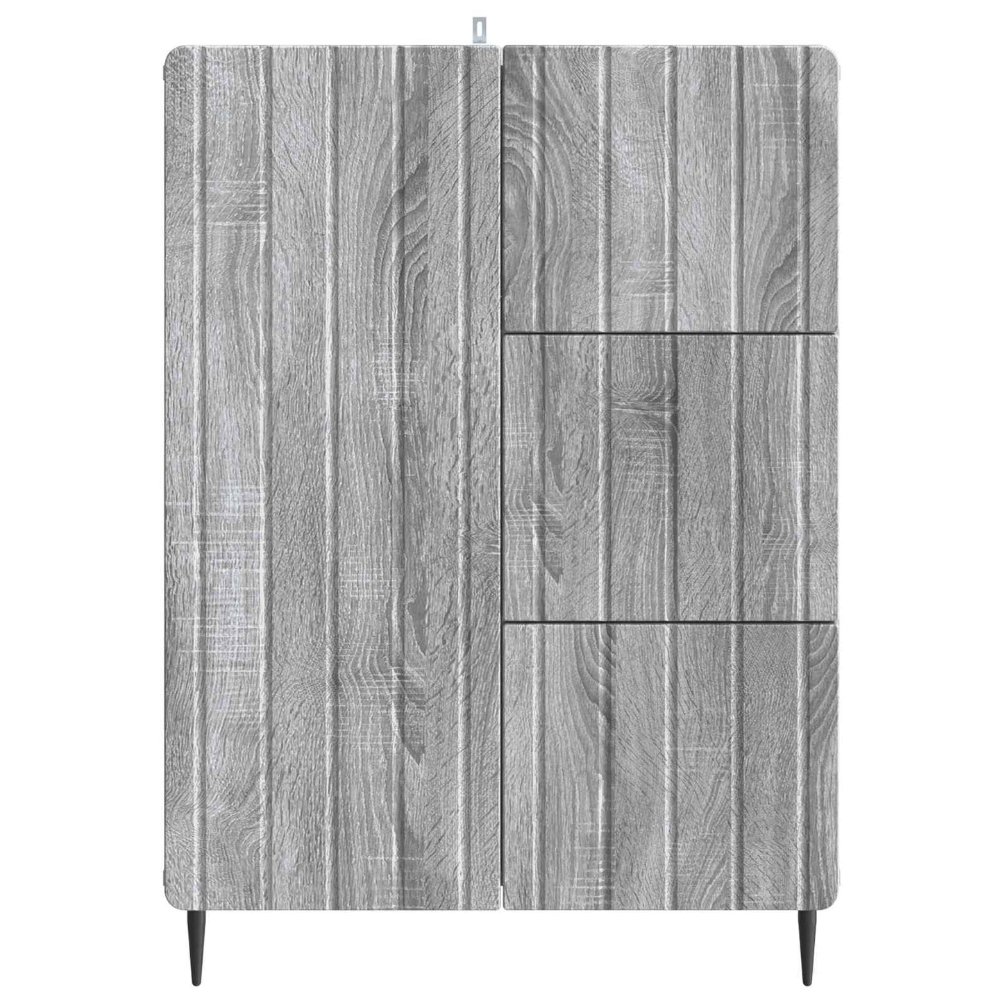 vidaXL Πλαϊνό γραφείο με συρτάρι Γκρι Sonoma 66 x 34,5 x 91,5 εκ