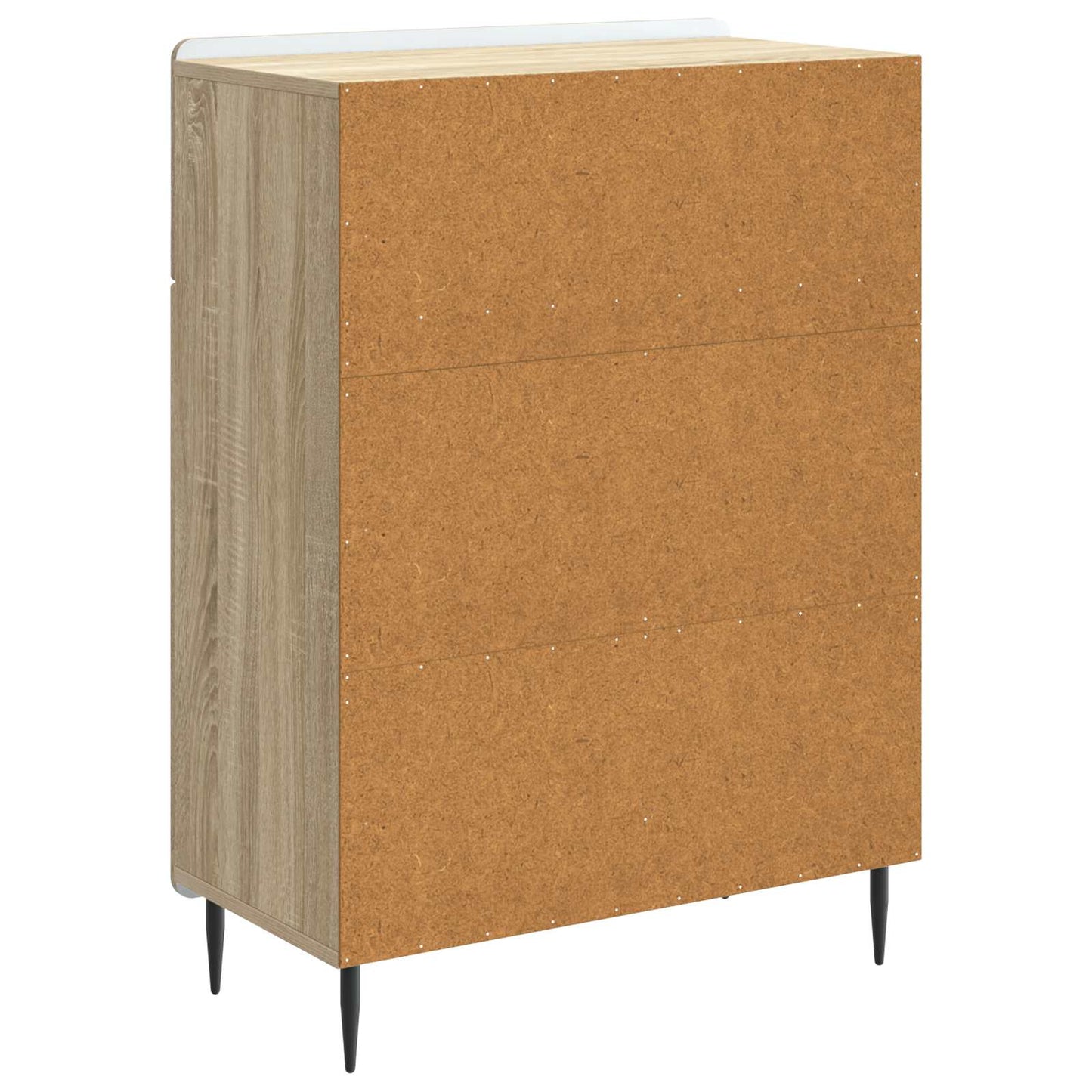 vidaXL Πλαϊνό γραφείο με συρτάρι Sonoma Δρυς 66 x 34,5 x 92 εκ.