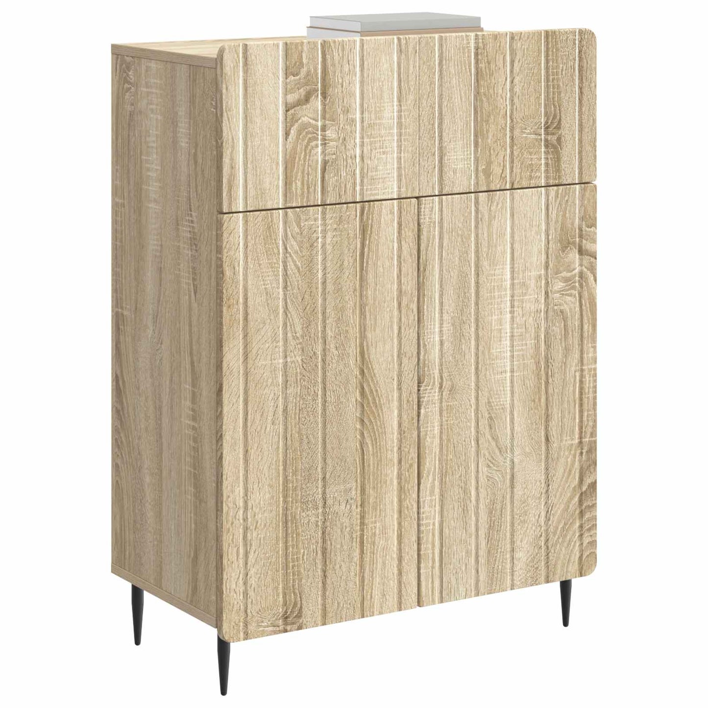 vidaXL Πλαϊνό γραφείο με συρτάρι Sonoma Δρυς 66 x 34,5 x 92 εκ.