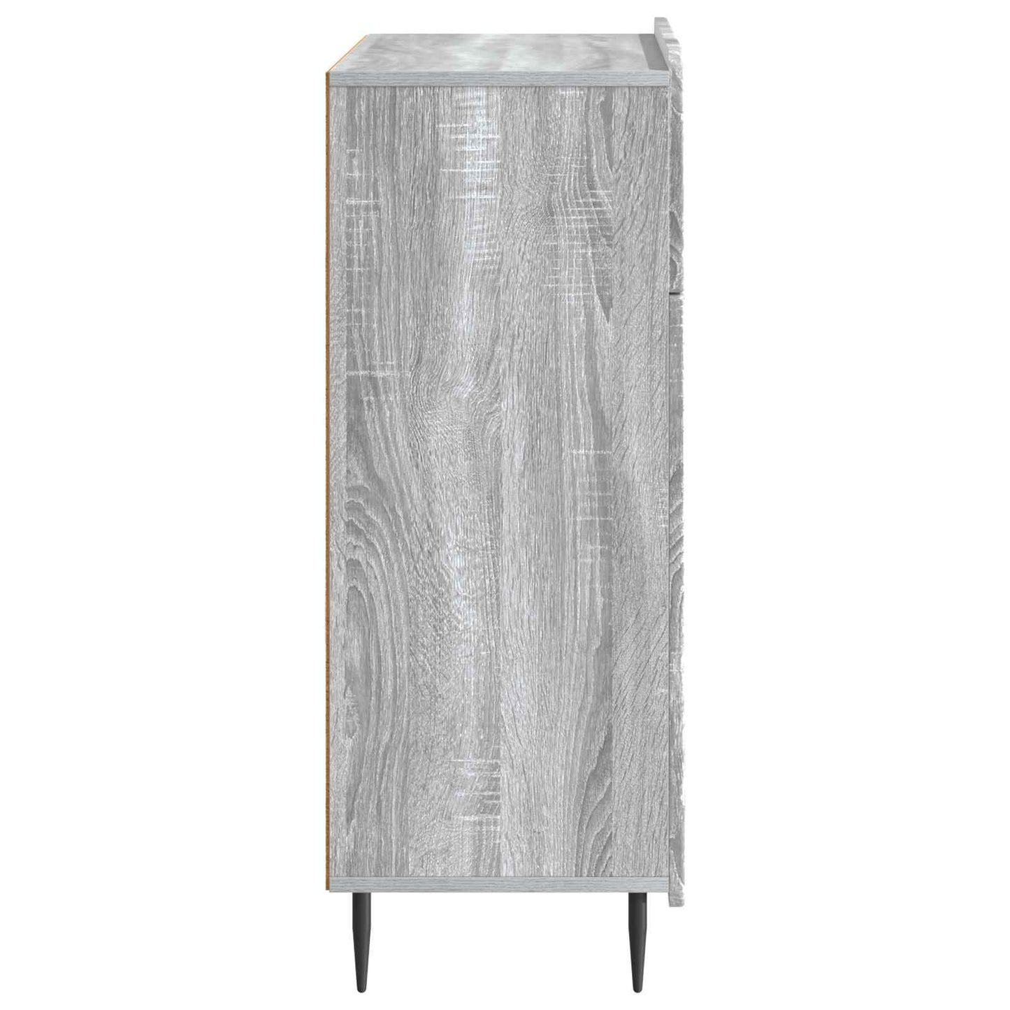 vidaXL Πλαϊνό γραφείο με συρτάρι Γκρι Sonoma 66 x 34,5 x 92 εκ.