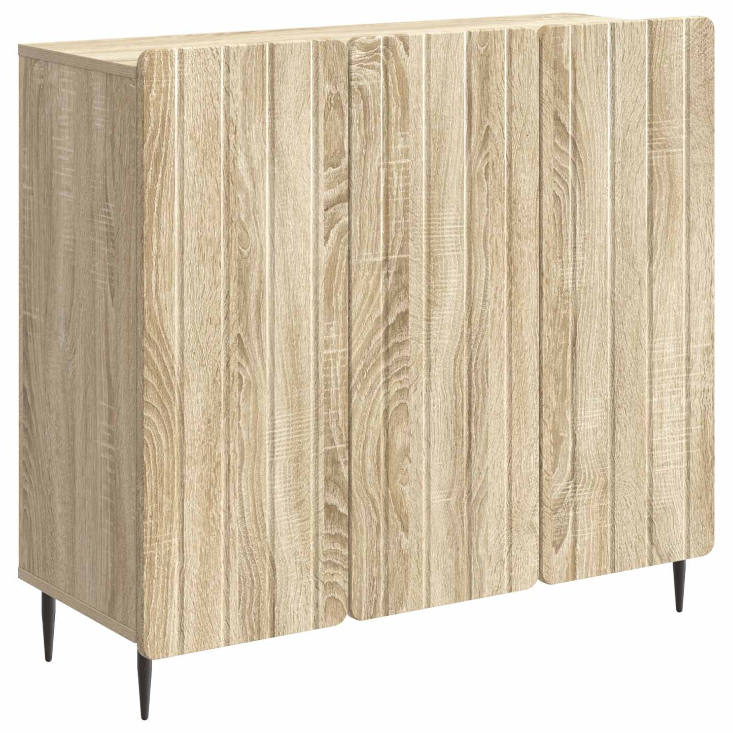 vidaXL Πλαϊνό γραφείο Sonoma Δρυς 89 x 34,5 x 82 εκ.