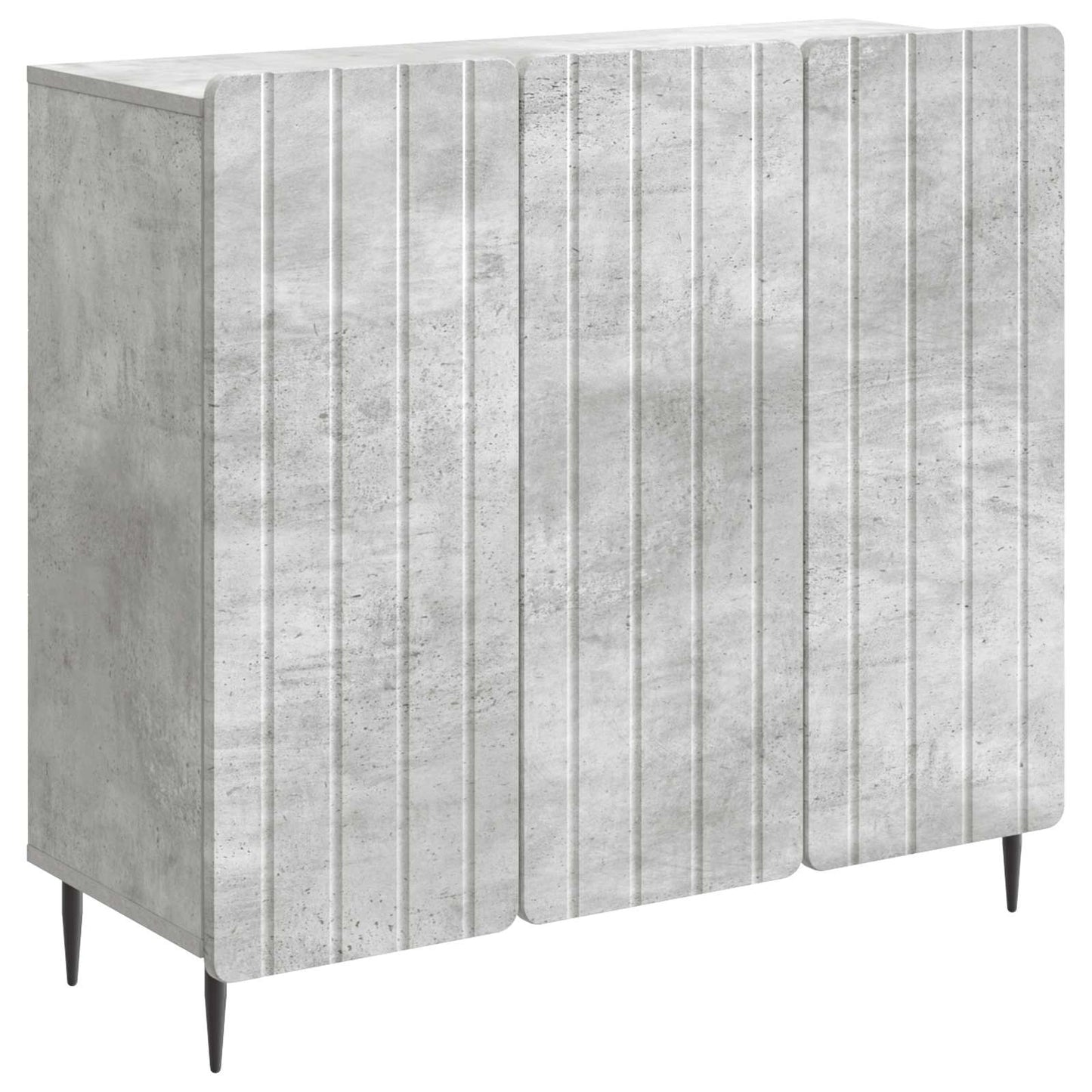 vidaXL Πλαϊνό γραφείο Γκρι Σκυροδέματος 89 x 34,5 x 82 εκ.