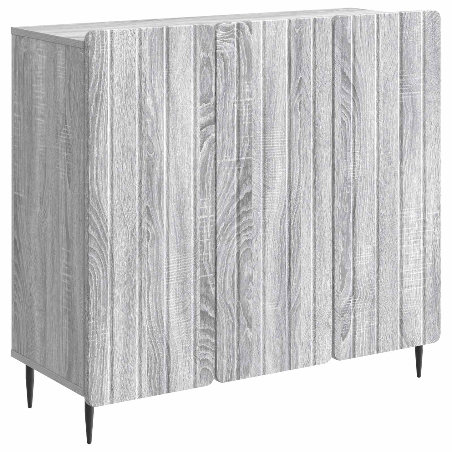 vidaXL Πλαϊνό γραφείο Γκρι Sonoma 89 x 34,5 x 82 εκ.