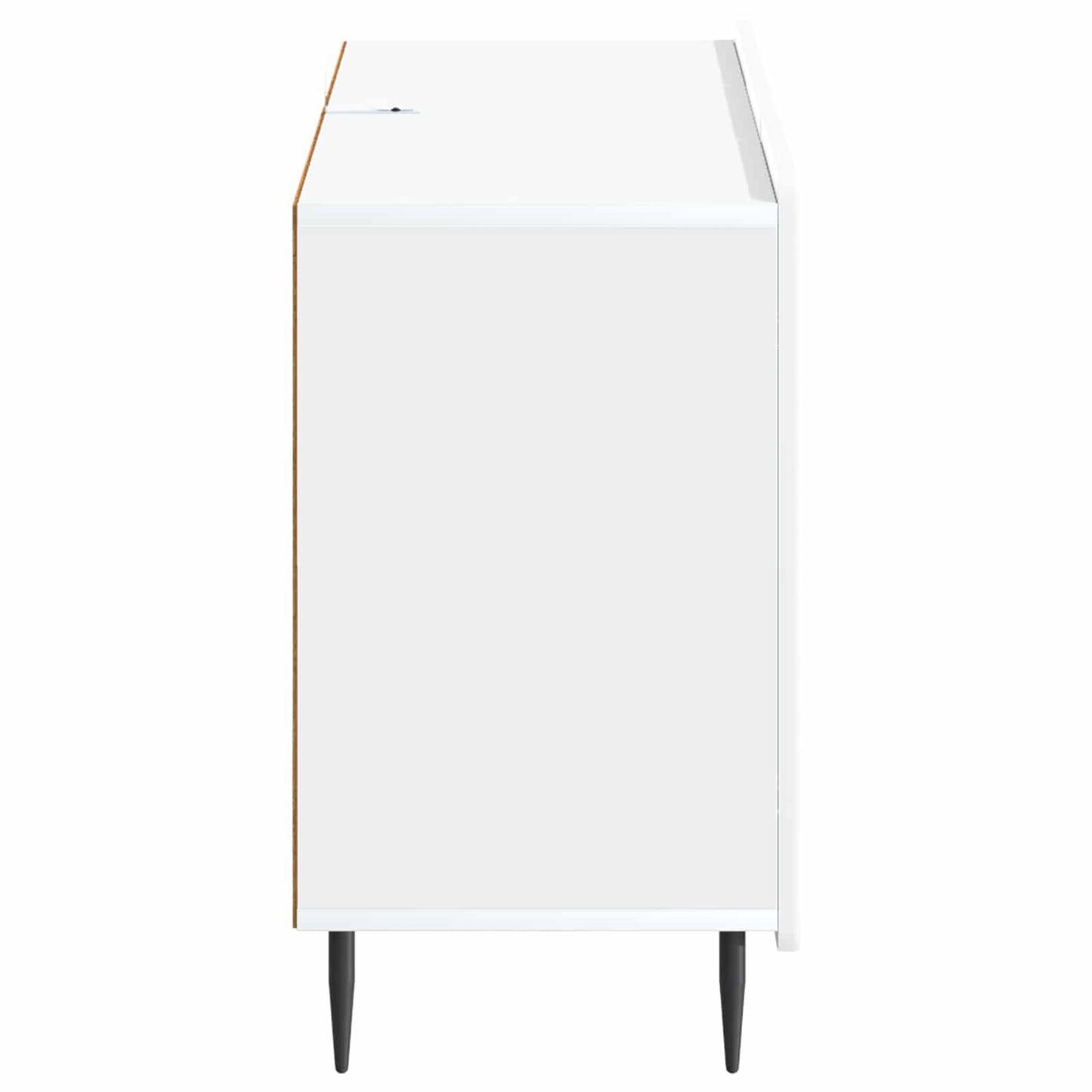 vidaXL Πλαϊνό γραφείο Λευκό 89 x 34,5 x 62 εκ. Επεξεργασμένο Ξύλο