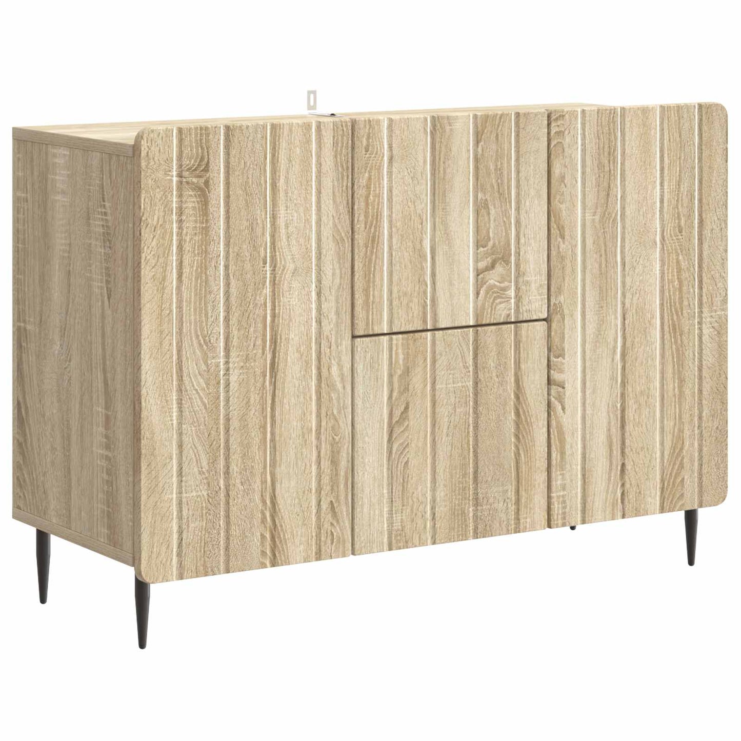 vidaXL Πλαϊνό γραφείο με συρτάρι Sonoma Δρυς 89 x 34,5 x 62 εκ.