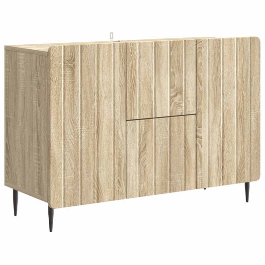 vidaXL Πλαϊνό γραφείο με συρτάρι Sonoma Δρυς 89 x 34,5 x 62 εκ.