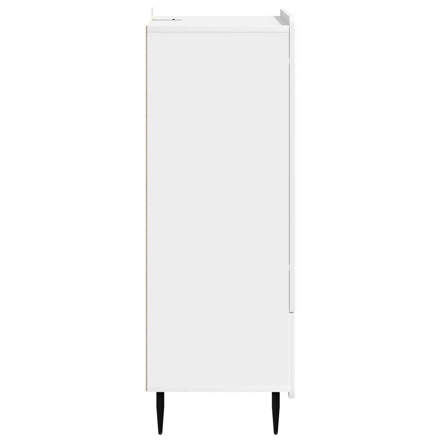 vidaXL Πλαϊνό γραφείο Λευκό 66 x 34,5 x 97 εκ. Επεξεργασμένο Ξύλο