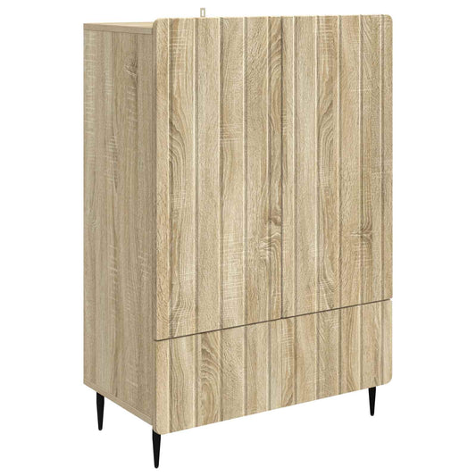 vidaXL Πλαϊνό γραφείο με συρτάρι Sonoma Δρυς 66 x 34,5 x 97 εκ.