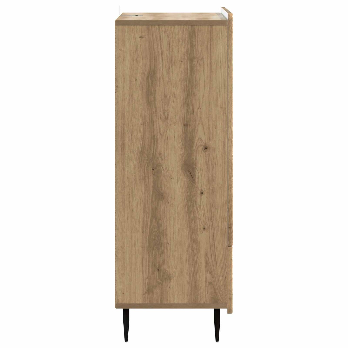 vidaXL Πλαϊνό γραφείο Artisan Δρυς 66 x 34,5 x 97 εκ.