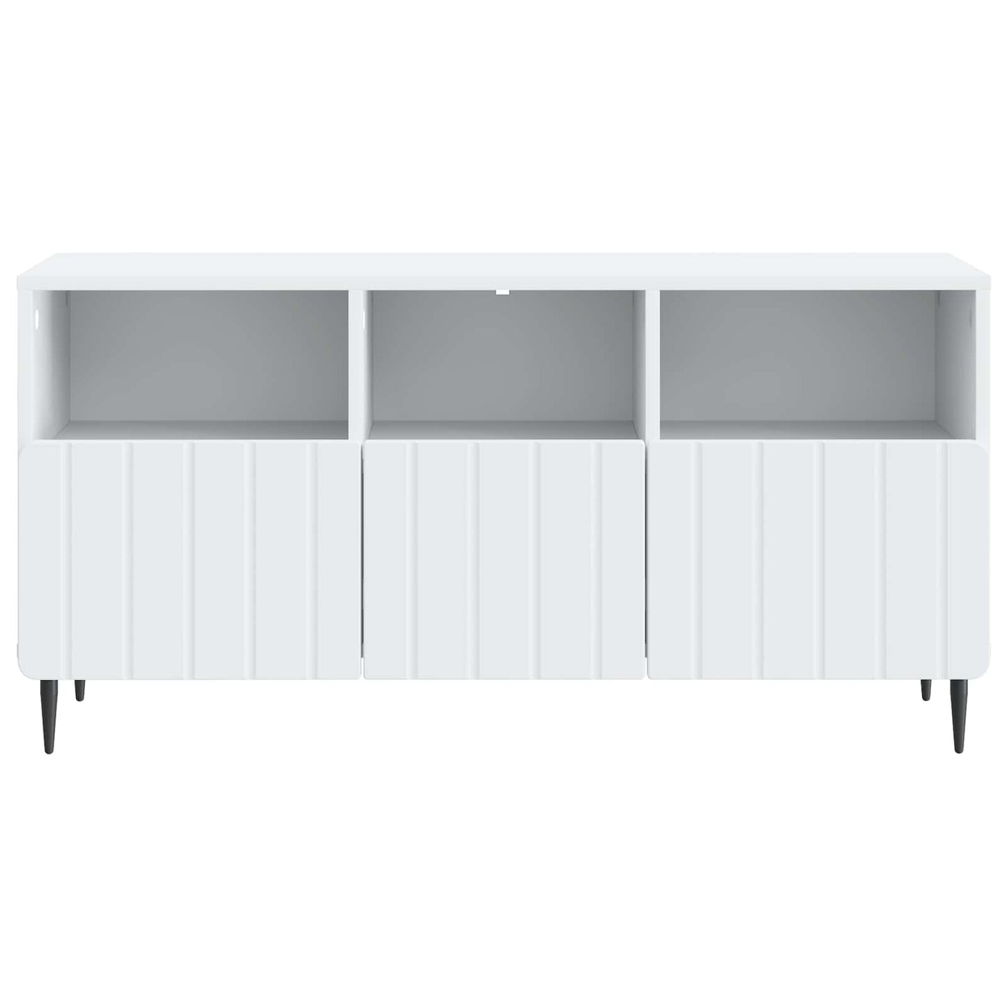 vidaXL Ντουλάπι TV Λευκό 102 x 34,5 x 50 εκ. Επεξεργασμένο Ξύλο