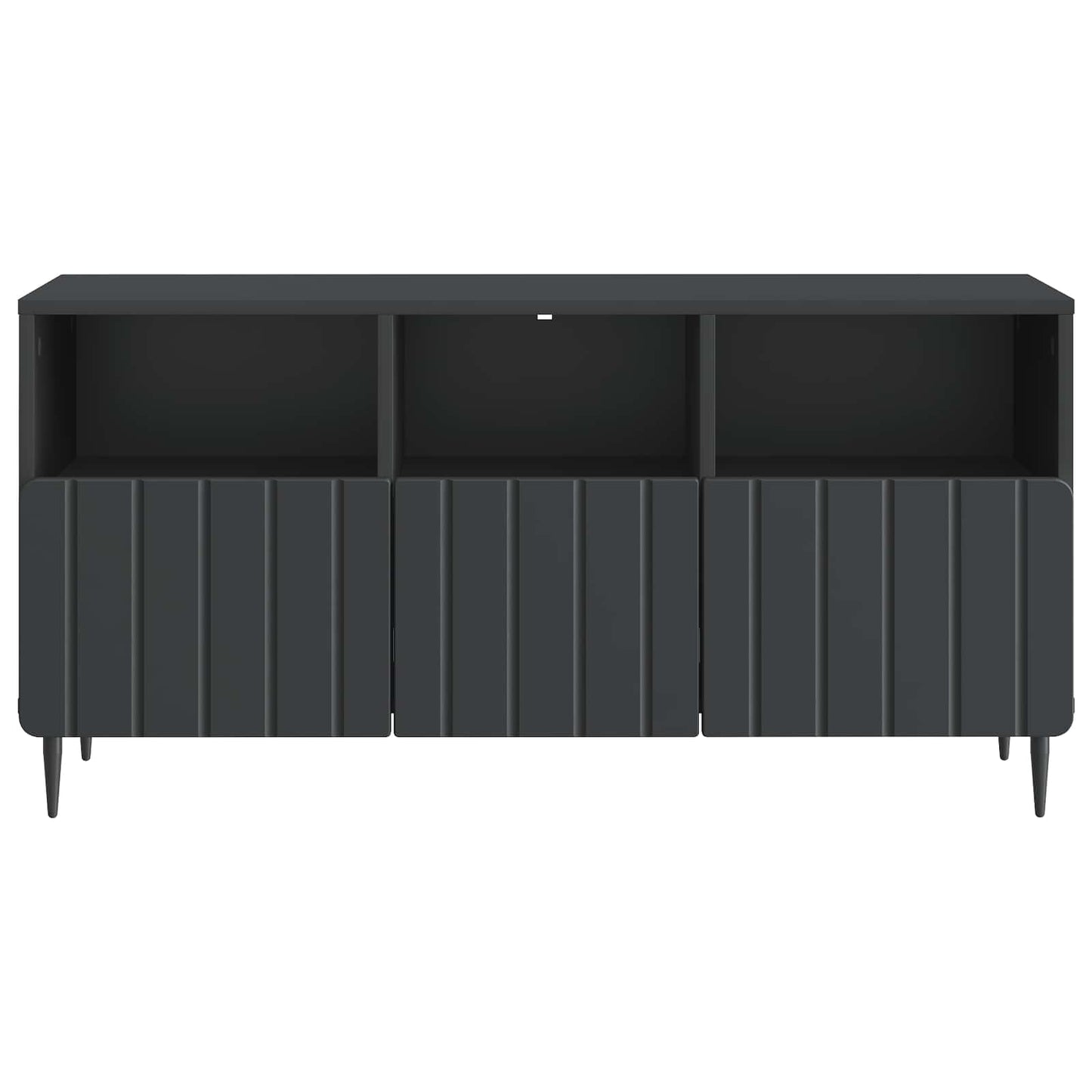 vidaXL Ντουλάπι TV Μαύρο 102 x 34,5 x 50 εκ. Επεξεργασμένο Ξύλο