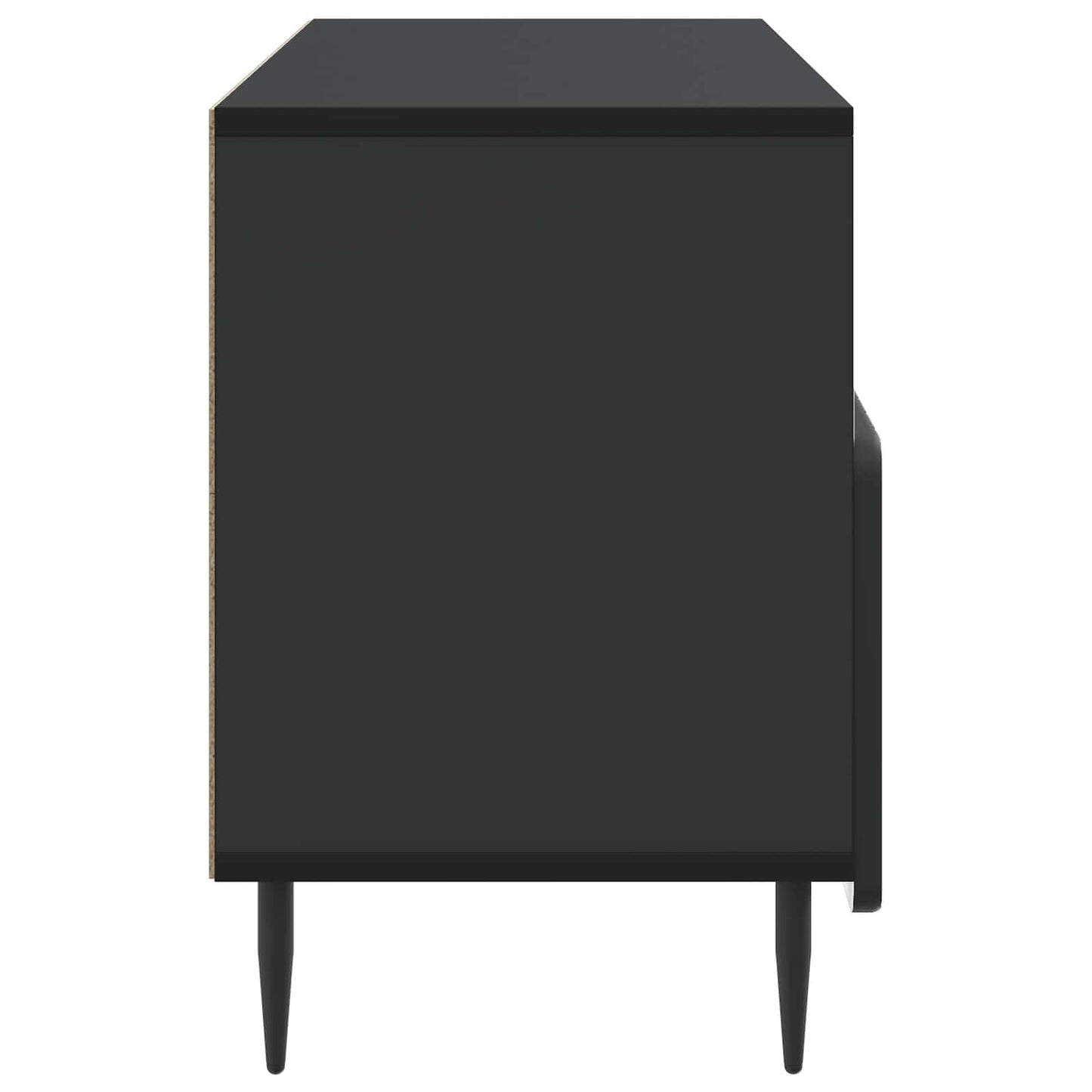 vidaXL Ντουλάπι TV Μαύρο 102 x 34,5 x 50 εκ. Επεξεργασμένο Ξύλο