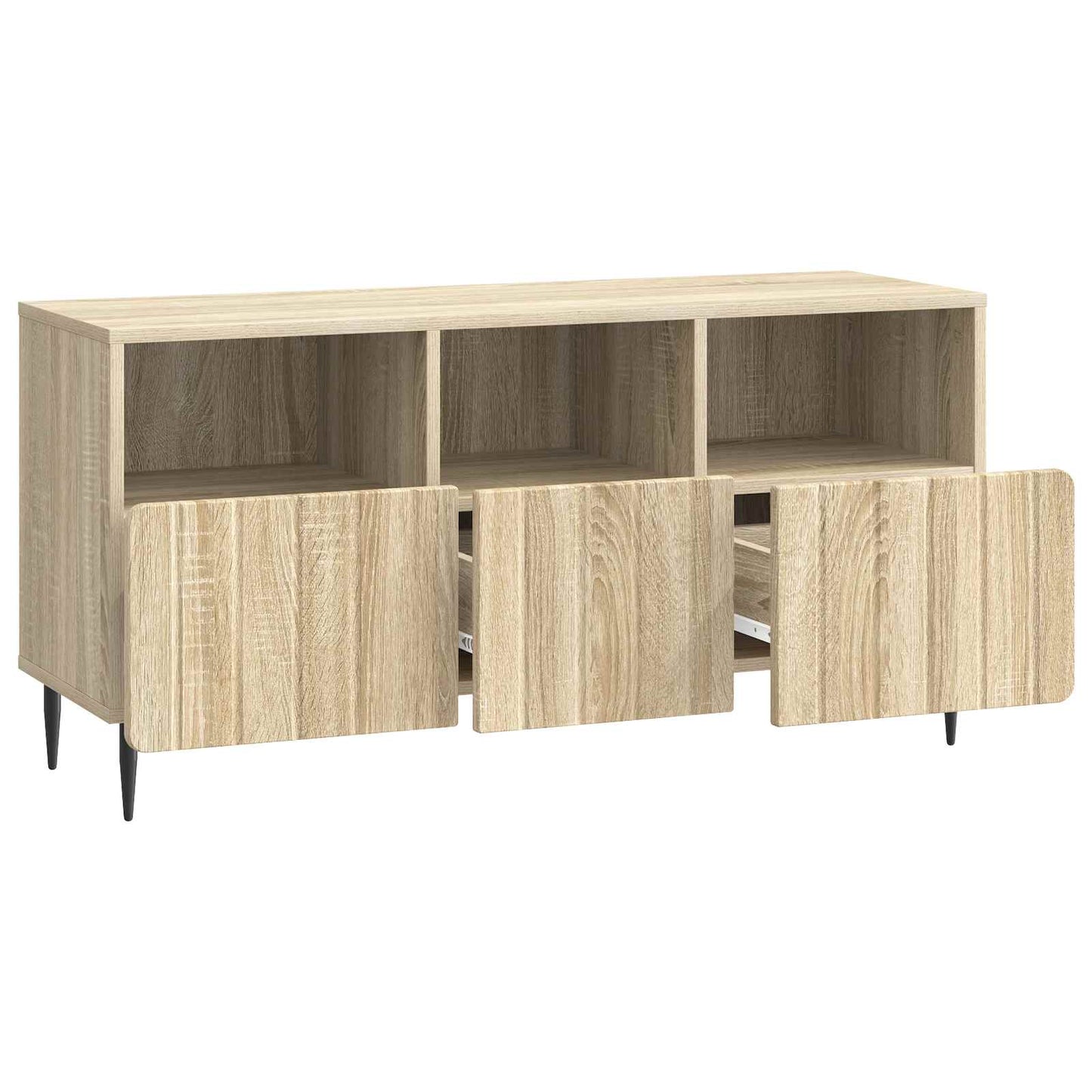 vidaXL Ντουλάπι TV Sonoma Δρυς 102 x 34,5 x 50 εκ. Επεξεργασμένο Ξύλο