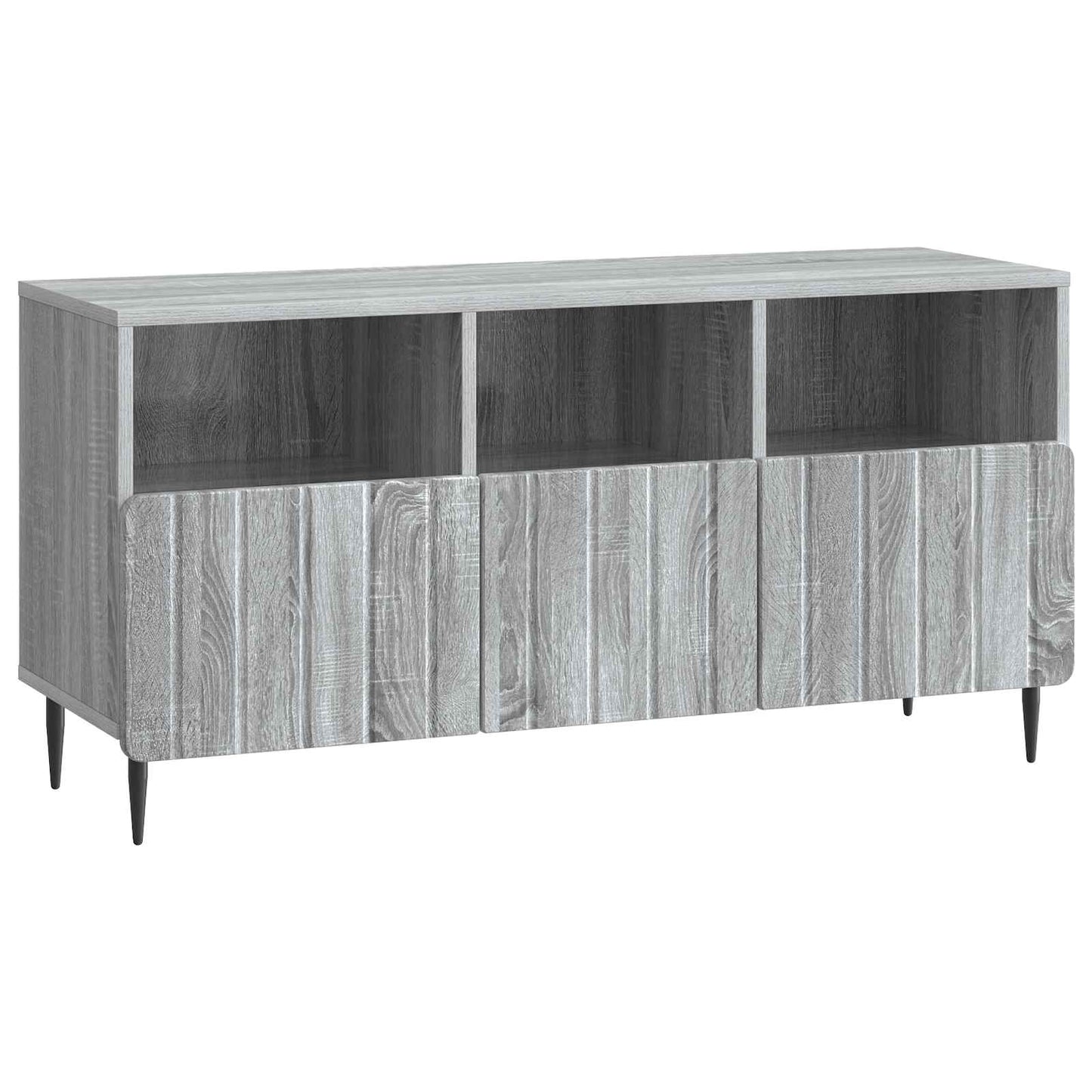 vidaXL Ντουλάπι TV Γκρι Sonoma 102 x 34,5 x 50 εκ. Επεξεργασμένο Ξύλο