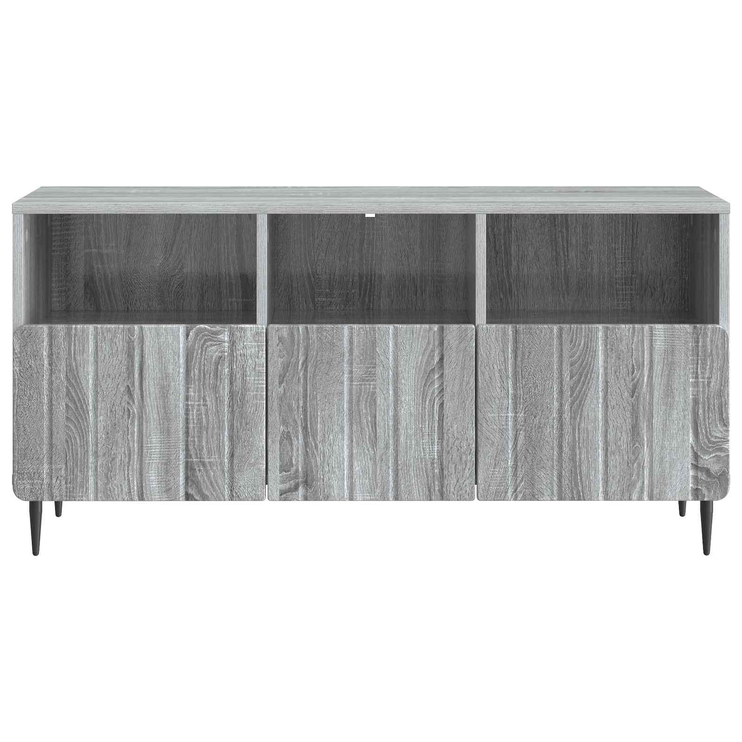 vidaXL Ντουλάπι TV Γκρι Sonoma 102 x 34,5 x 50 εκ. Επεξεργασμένο Ξύλο