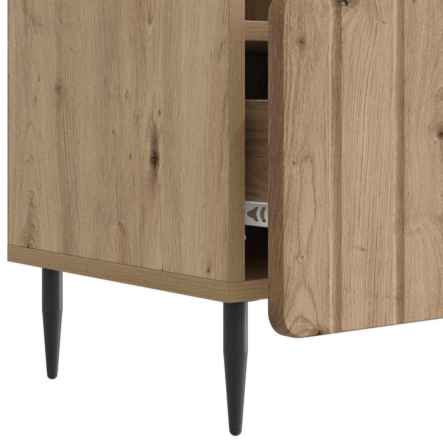 vidaXL Ντουλάπι TV Artisan Δρυς 102 x 34,5 x 50 εκ. Επεξεργασμένο Ξύλο