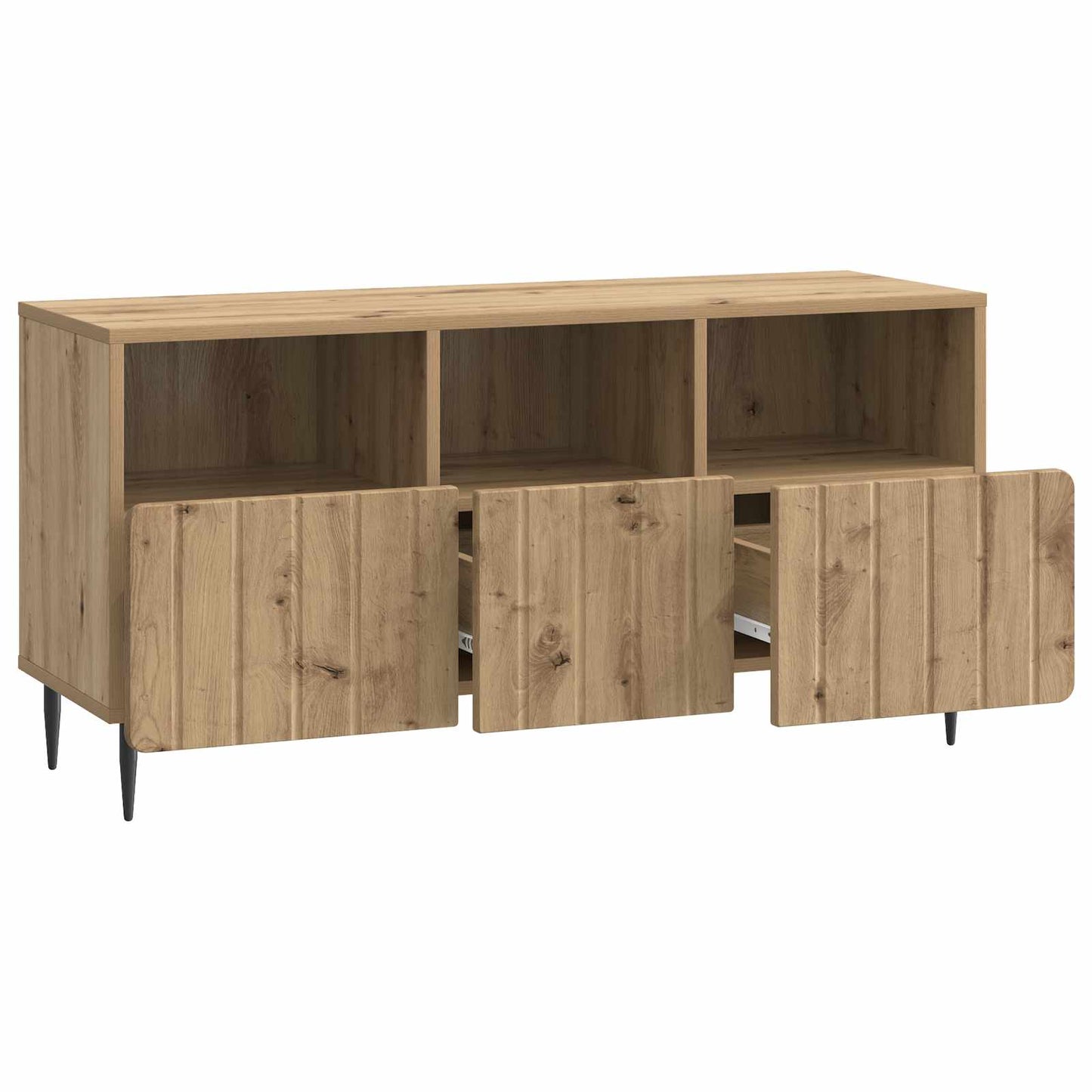 vidaXL Ντουλάπι TV Artisan Δρυς 102 x 34,5 x 50 εκ. Επεξεργασμένο Ξύλο
