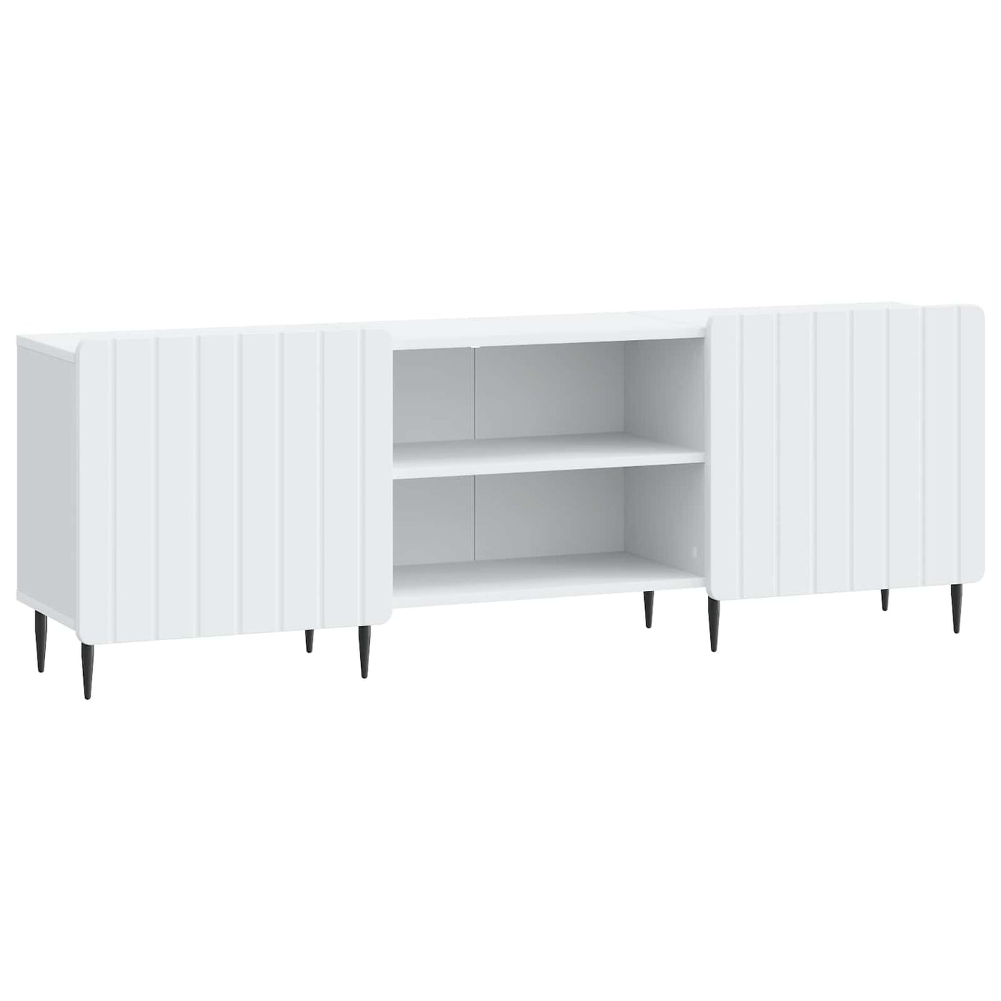 vidaXL Ντουλάπι TV Λευκό 150 x 31 x 52 εκ. Επεξεργασμένο Ξύλο