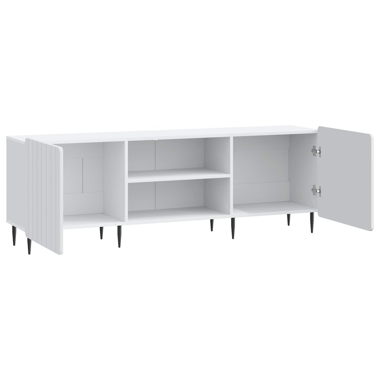 vidaXL Ντουλάπι TV Λευκό 150 x 31 x 52 εκ. Επεξεργασμένο Ξύλο