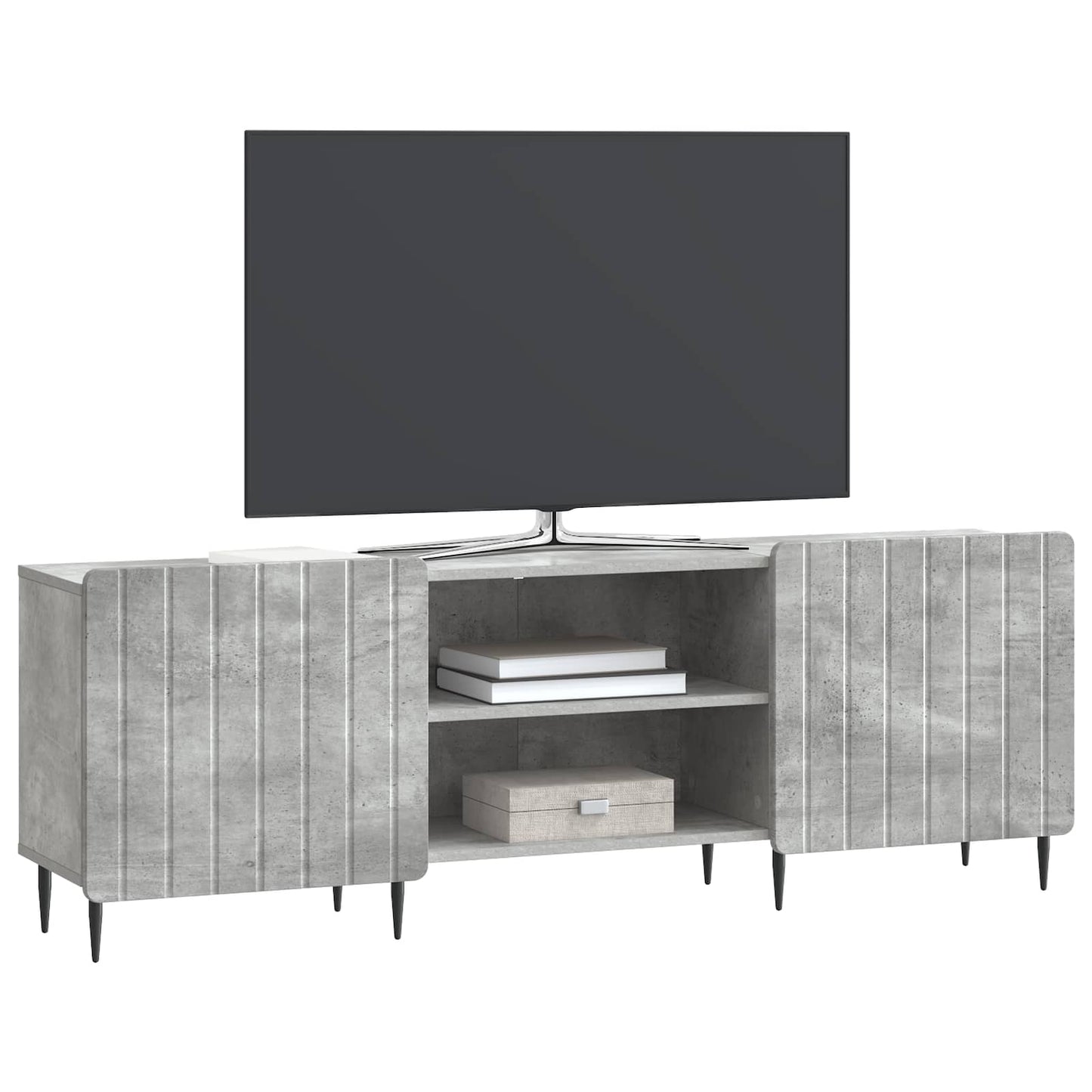 vidaXL Ντουλάπι TV Γκρι Σκυροδέματος 150 x 31 x 52 εκ.