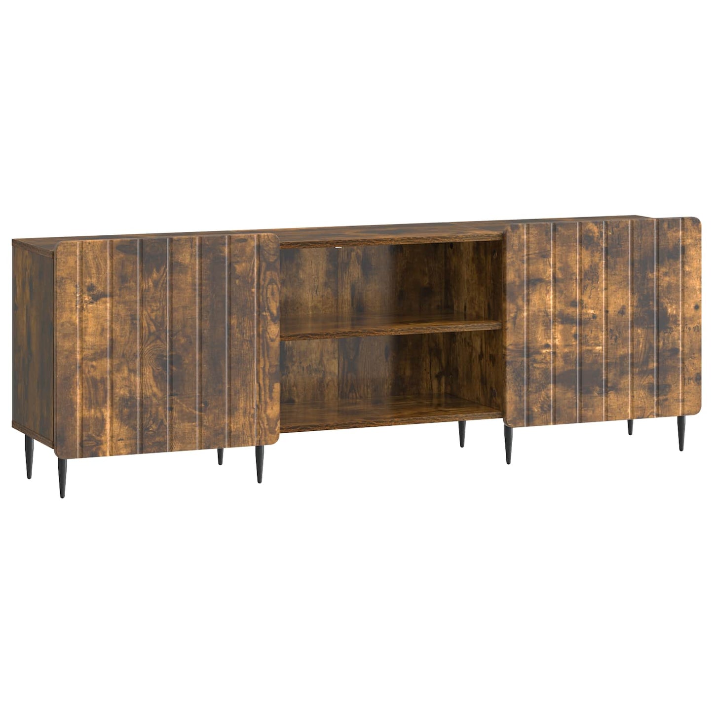 vidaXL Ντουλάπι TV Καπνισμένο Ξύλο Δρυός 150 x 31 x 52 εκ.
