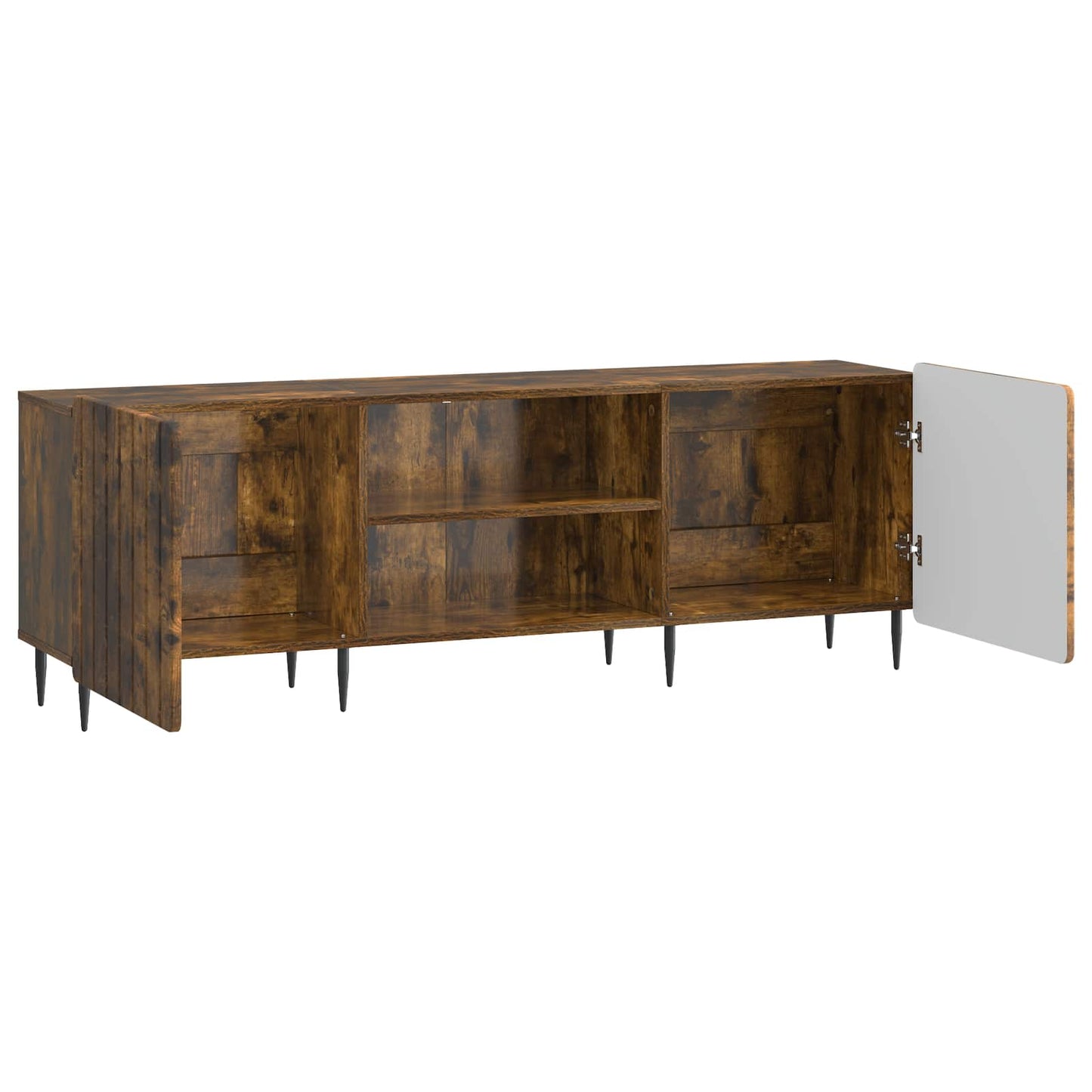 vidaXL Ντουλάπι TV Καπνισμένο Ξύλο Δρυός 150 x 31 x 52 εκ.