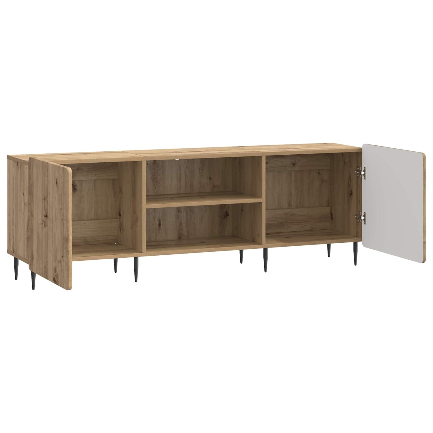 vidaXL Ντουλάπι TV Artisan Δρυς 150 x 31 x 52 εκ. Επεξεργασμένο Ξύλο
