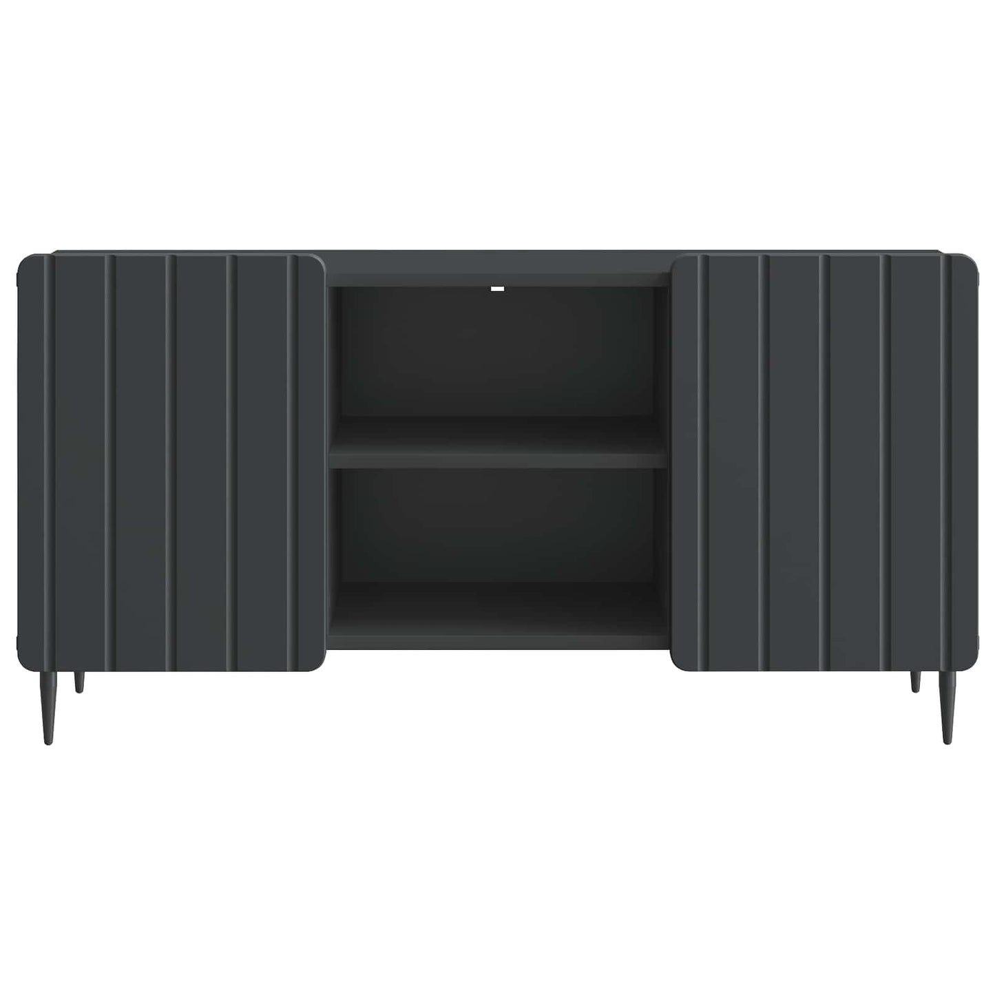 vidaXL Ντουλάπι TV Μαύρο 102 x 34,5 x 52 εκ Επεξεργασμένο Ξύλο